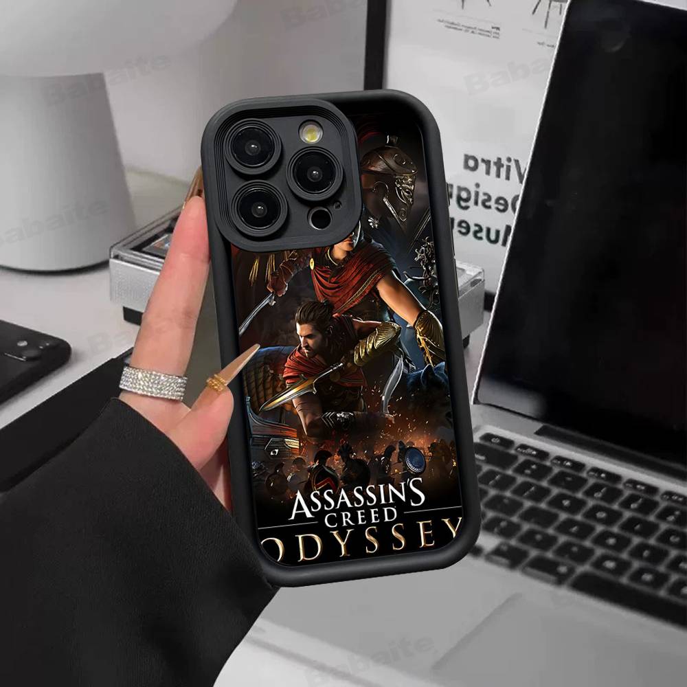 Game A-Assassins Creed S-Shadows Phone Case For IPhone 17 16 15 14 13 12 11 Air Plus Pro Max Soft Back Cover