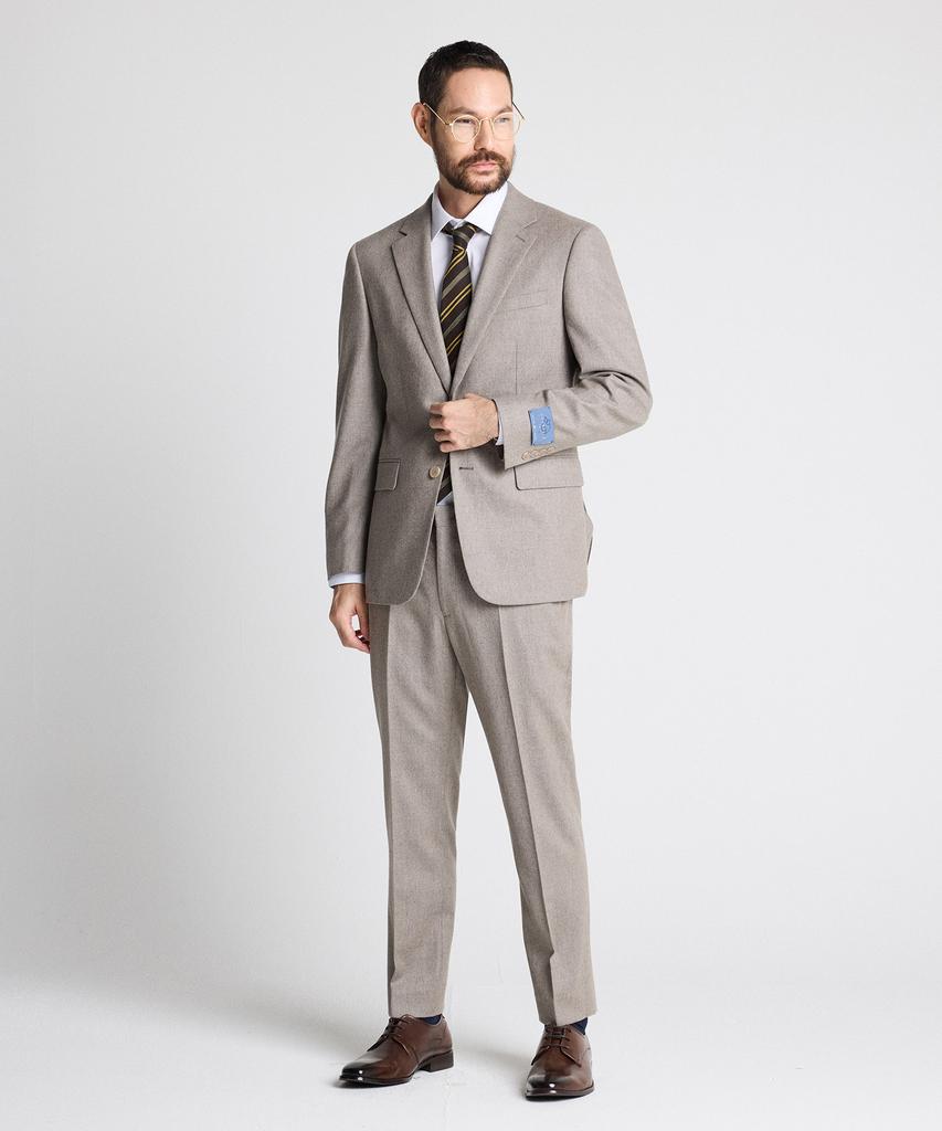 STCO Italy Guabello 100% Wool Flannel Suit Jacket_Beige (Classic Fit)_Ssjvd92Csd