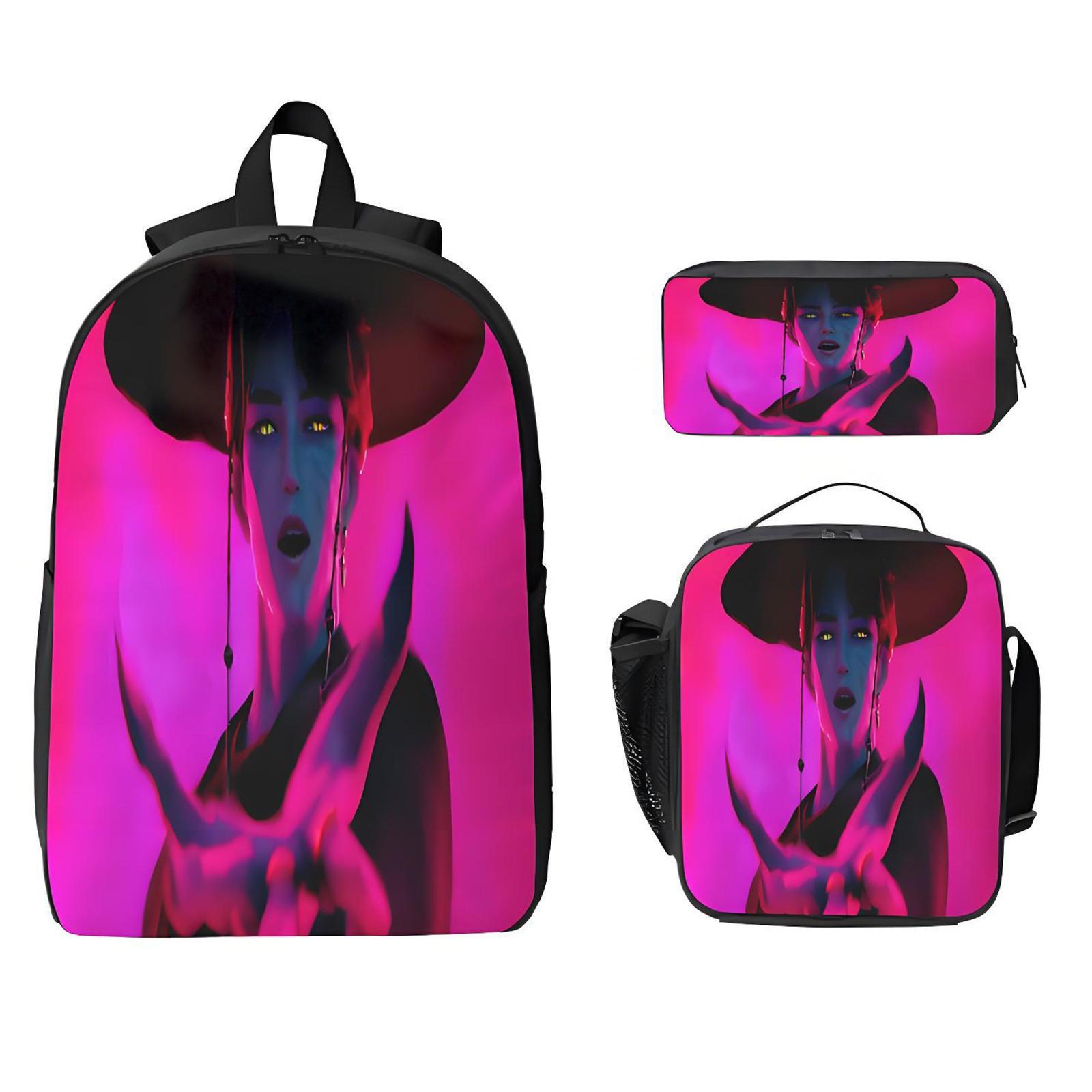 

Повседневная сумка через плечо с рисунком из мультфильма для учеников младших классов средней школы, рюкзаки большой вместимости One Size