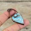 Larimar Pendant Electroformed Copper Pendant Electroformed Jewelry Gemstone Pendant Handmade Pendants Copper Jewelry Special Occasion Gifts