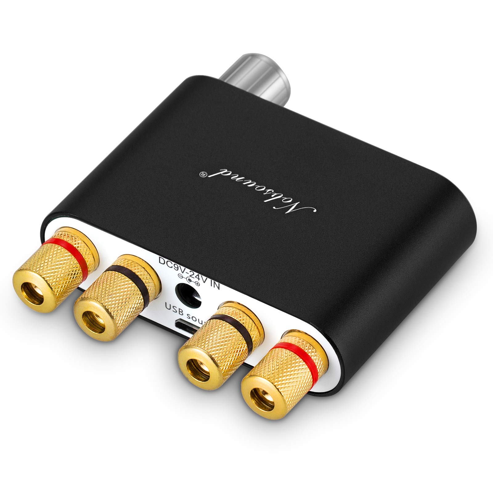 

Nobsound NS-10G Міні Компактний Цифровий Підсилювач Bluetooth 5.0, 100 Вт Hi-Fi Підсилювач Потужності, Адаптер Живлення в Комплекті