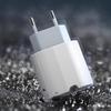USB nabíječka Rychlé nabíjení 2 porty PD QC 3.0 Typ C Nabíječka Evropský rychlonabíjecí adaptér pro nabíjení telefonu