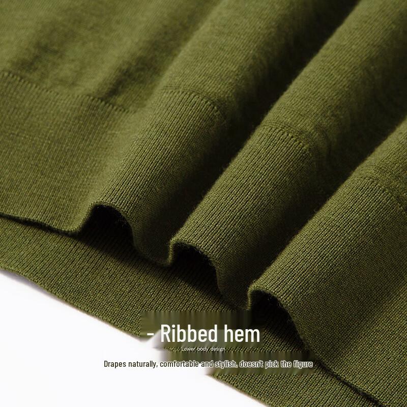 Hodo Machine Washable 100% Wool Short-Sleeve Sweater