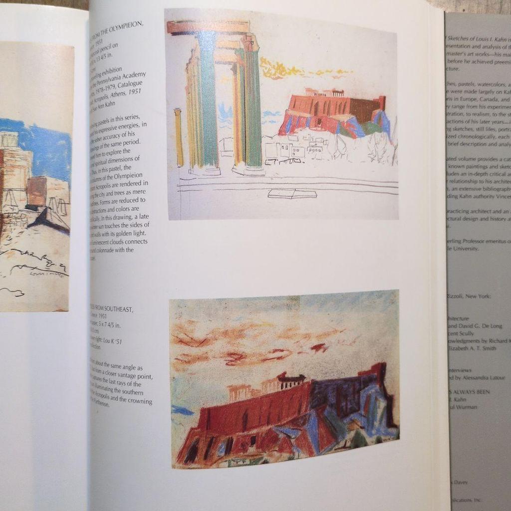 [USED] Paintings and Sketches of Louis I. Kahn