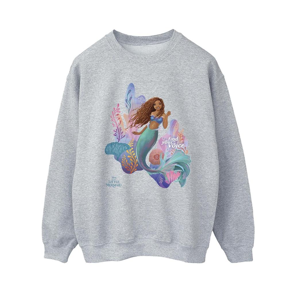 The Little Mermaid Womens/Ladies Find Your Voice Movie Sweatshirt
