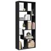 VidaXL Black Room Divider Shelf 67x25x161.5 Cm, Shelf, Bookcase, Storage Shelf, Bookcase, 858076