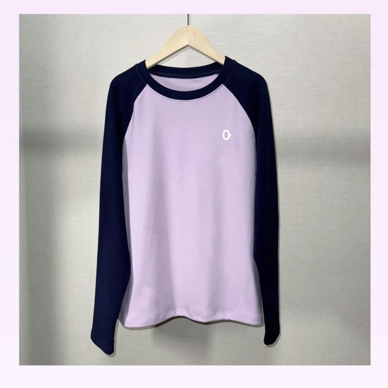 Autumn Winter Plus Plush Thick Loose Color Blocked Long Sleeved T-shirt for Women Hoodie Base Shirt Slimming Top T-Shirts Women’s
