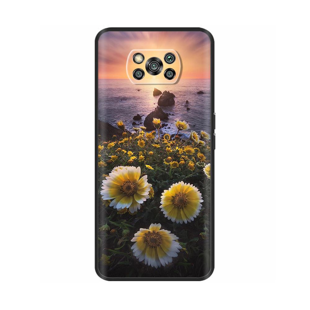 Etui na Poco X3 Pro Motyl Serce Miękkie Płynne Silikonowe Pełna Ochrona Etui dla Xiaomi Poco X3 NFC Pokrowiec Dla Poco X3 PocoX3