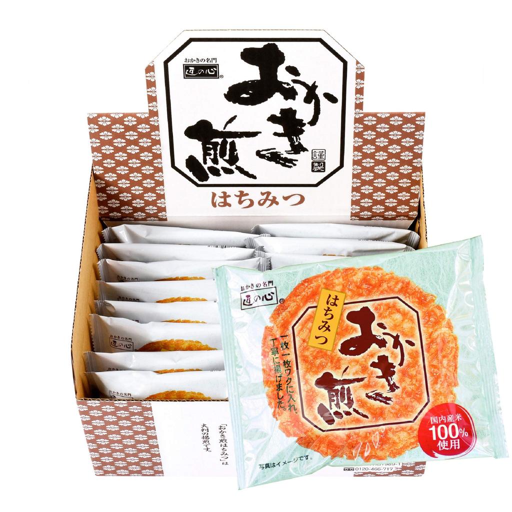 Maruhiko Seika Honey Rice 16 pieces x 4 boxes Crackers,