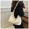 Spring New Women's Bag Fashion Large Capacity Premium Sense Scrub Slack Lazy Wind Shoulder Bag Tote Bag