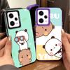 Bubu Dudu Cartoon Cute Soft Phone Case for Samsung Galaxy S24 S25 FE S26 Edge S23 Ultra S22 Plus S21 + Shockproof Cover Back She
