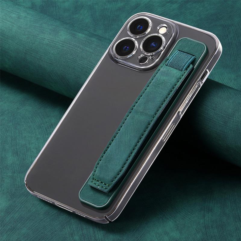Suitable for Mobile Phone Holder Adhesive Wrist Strap Elastic Telescopic Portable Desktop Holder Simple Solid Color Lazy Holder