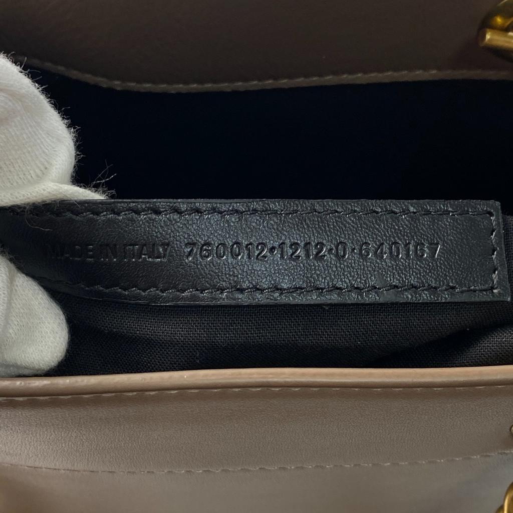 Used BALENCIAGATote Bag Brown/Gold Series Leather Women