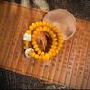 Temple Mutton Fat White Jade Bodhi Root 108 Beads Unisex Bracelet Necklace Pendant Buddhist Beads