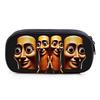 Hot Sales Italian Brainrot Print Layered Pencil Case Quality 2D Flat Cartoon Pen Bag Best Gift for Boys/Girls School Supplies