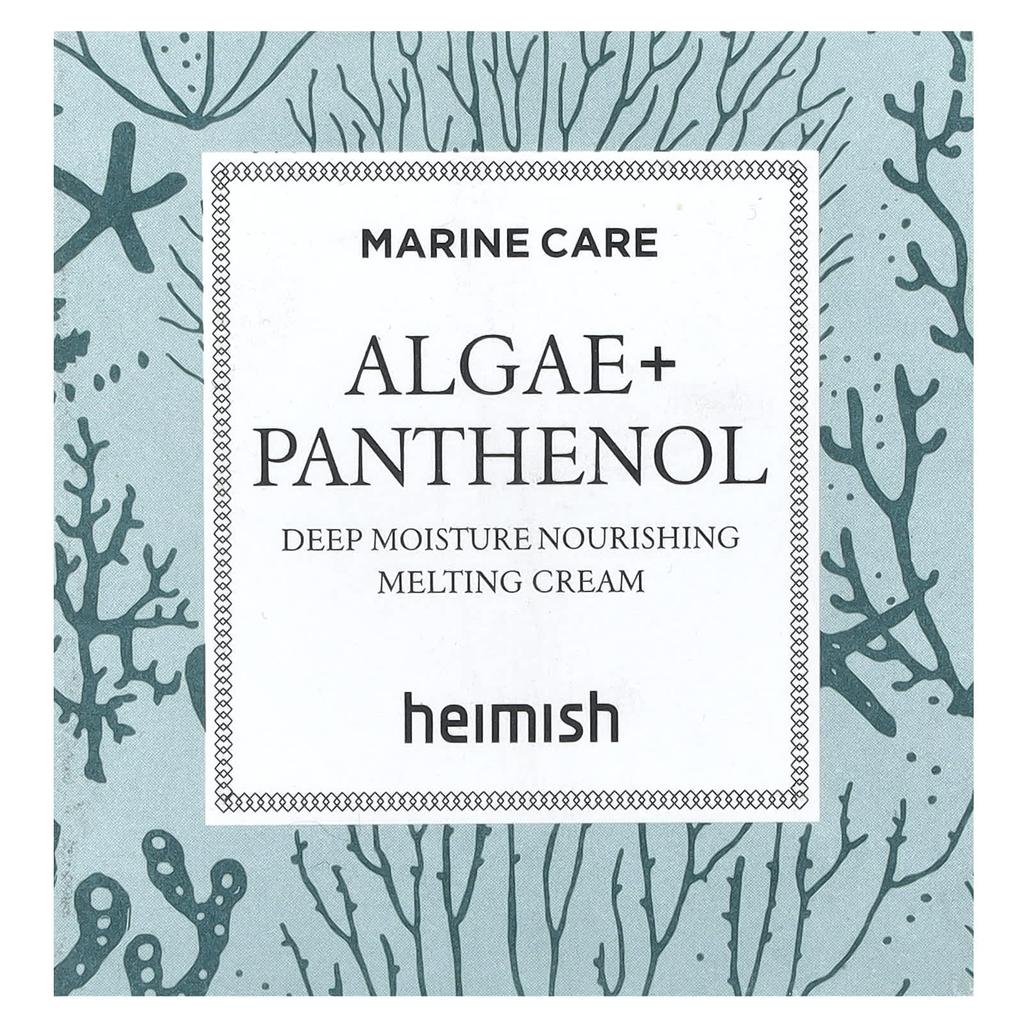 Marine Care, Algae + Panthenol, Deep Moisture Nourishing Melting Cream, 55Ml(1.85Fl Oz)