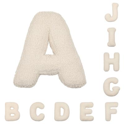Alphabet Pillow A-Z 26 Letters Shape Elastic Fully Filling Plush Stuff Toy