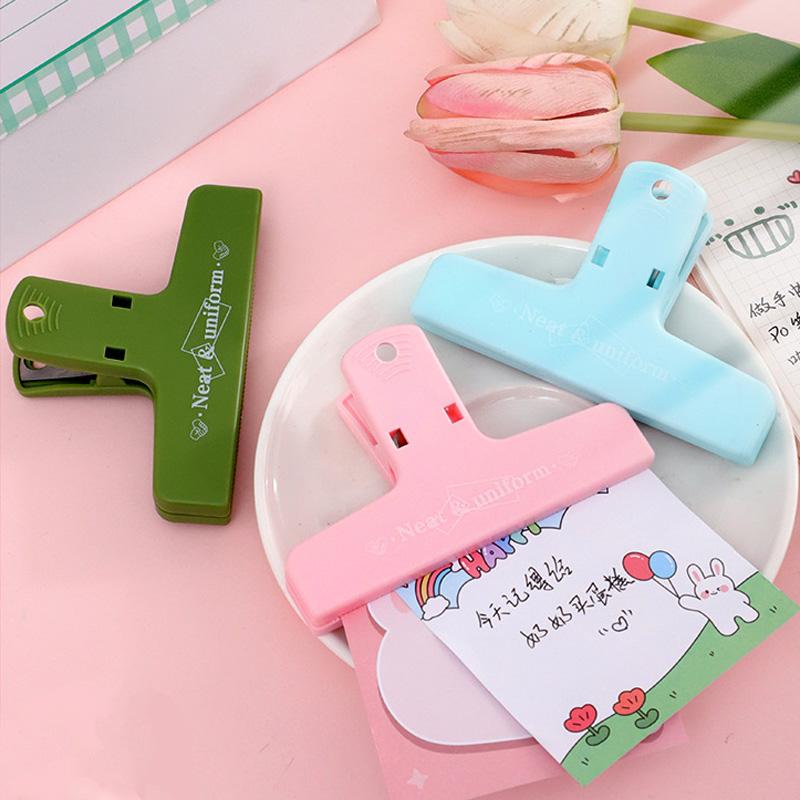 

1 шт. Многофункциональный зажим для запечатывания, длинный хвост, папка для хранения офисных товаров, магнитный зажим, пластик