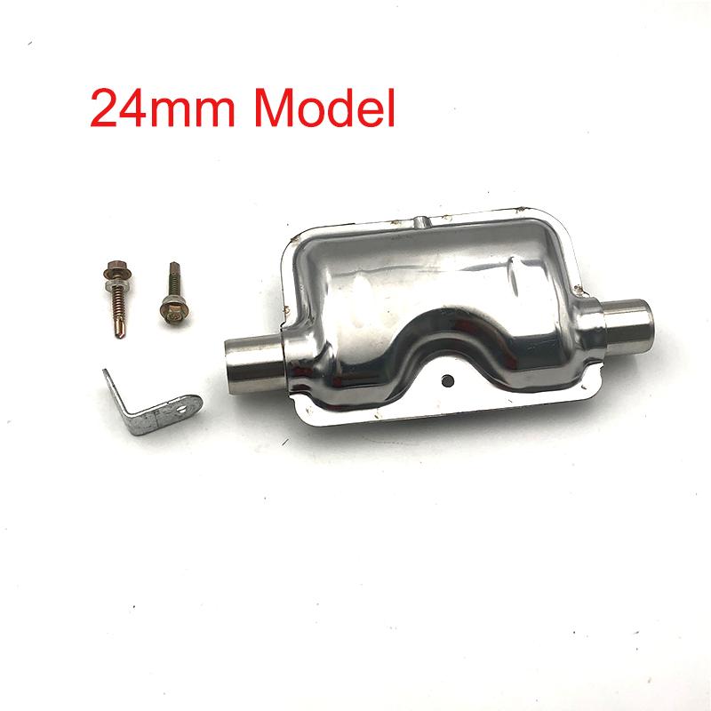 For Webasto AT 2000 S ST Stainless Steel 22mm 24mm Exhaust Muffler Pipe Silencer For Diesel Truck Cabin Parking Heaters 24mm