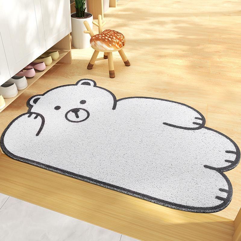 Silk Ring Cartoon Doormat - Non-Slip, Dirt-Resistant, Wear-Resistant Entrance Mat