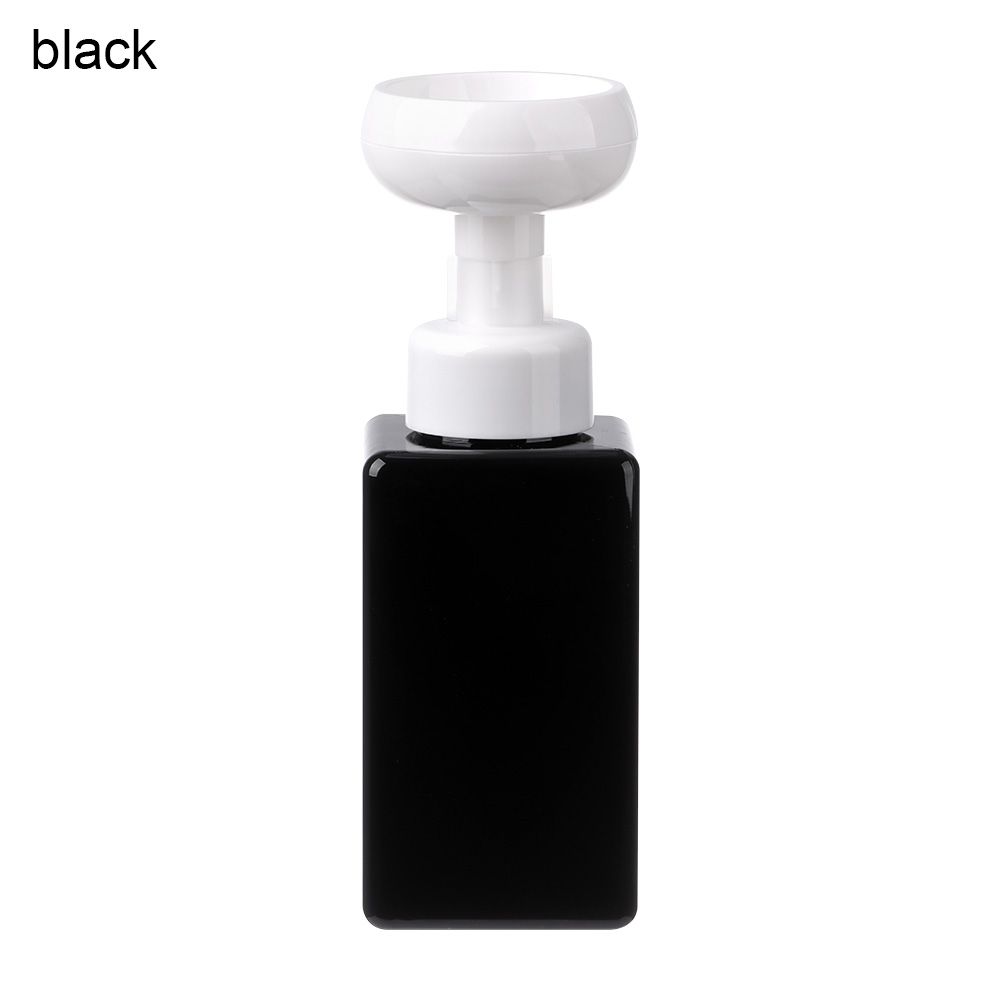 

Hand Sanitizer Refillable Lotions Soap Bottle Flower Soap Dispenser Cosmetic Bottle Pump Container чорний