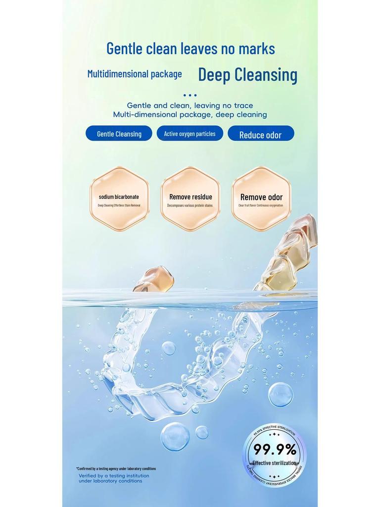 Hishihainuo Orthodontic Retainer Cleaning Tablets for Braces, Dentures, and Invisible Aligners