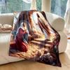 1PC Resurrection scene with praying figure Print Blanket Warm Soft Fluffy Kids Adult Sofa Bed Throw Blanket Travel Camping RV
