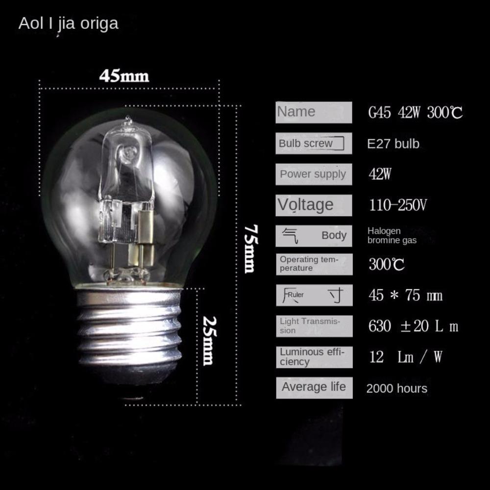 resistance 300 degrees 2700K Cooker Hood Lamp Heat Resistant Salt Bulb Oven Light Filament