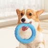 Durable Pet Flying Disk Training Ring Puller Anti-Bite Safety Silicone Outdoor Floating Indestructible Dog Toy Puppy Accessories