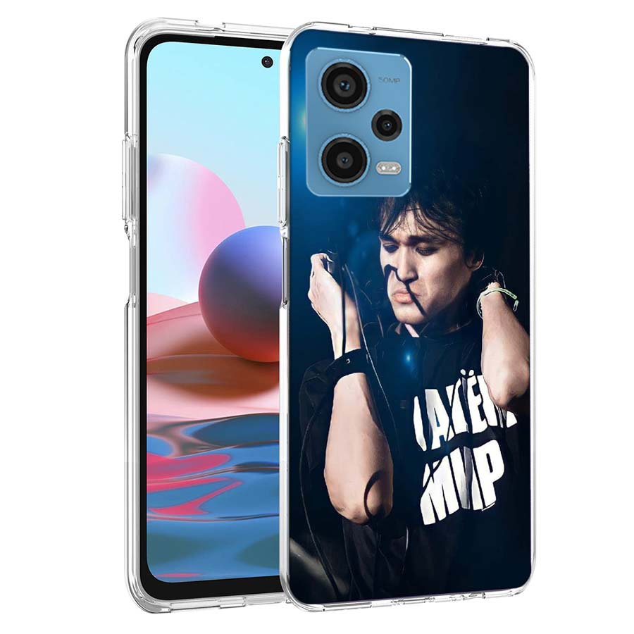 Viktor Tsoi Phone Case For Redmi Note 13 12 14 15 Pro Plus 13R 11 11T 11E 11S 10 Pro 10S 9 9S Cover Cell Clear TPU Capa Cases Sh