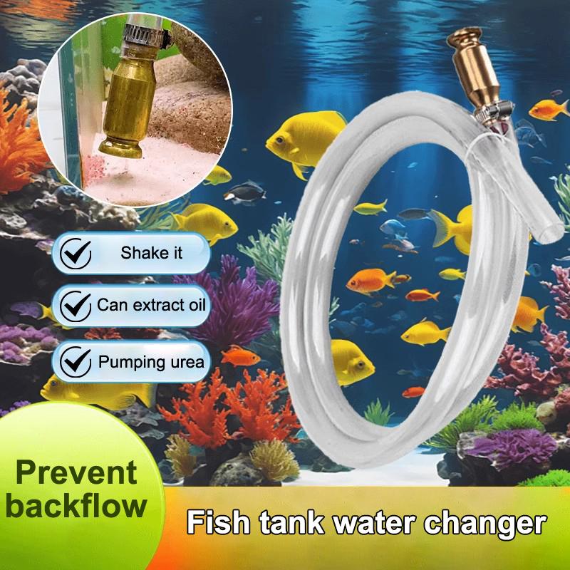 Gas Siphon Hose Pump Shaker Manual 1 2 Valve Clear Tube Leakproof Transfer for Home Garden Tools Emergency Fueling