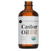 Organic Castor Oil 60ML for Eyelashes Eyebrows Hair Growth, Hexane-Free Cold Pressed, Promotes Thickness