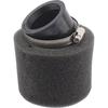 2Pcs Universal 44mm 45mm 46mm Angled Double Foam Pod Performance Filter 50cc 70cc 90cc 110cc 125cc ATV Quad Scooter Go Kart Moped Pit Dirt Pocket