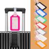 1-10PCS Luggage Tag Boarding Shipping Plastic Baggage Tags Travel Accessory Women Men Suitcase ID Address Name Holder Bag Label