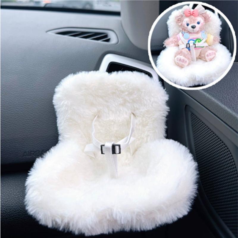 15-17cm Car Doll Seat For Labubu Doll Safety Seat Cute Doll Air Outlet Aromatherapy Decoration Car Interior Decoration