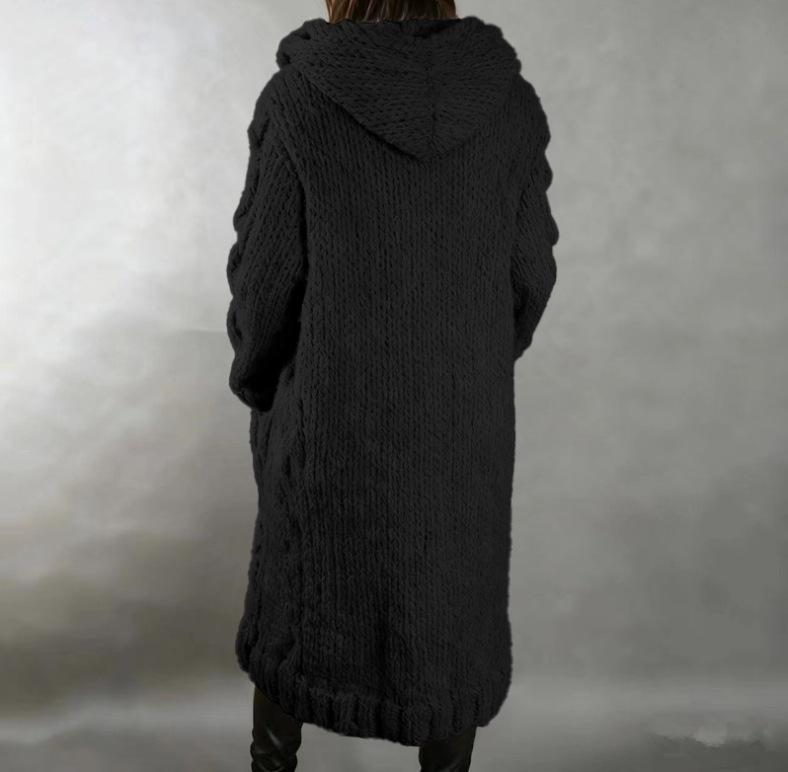Europäischer & Amerikanischer Damen Plus Size Strickjacke Pullover Mantel - Neue Mode Strickwaren 2026