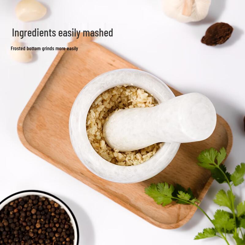 Natural Stone Mortar and Pestle