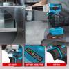ONEVAN Brushless Electric Rivet Gun Cordless LED Rivet Nut Gun Drill Insert Automatic Riveting Tool For Makita 18V Battery Pin