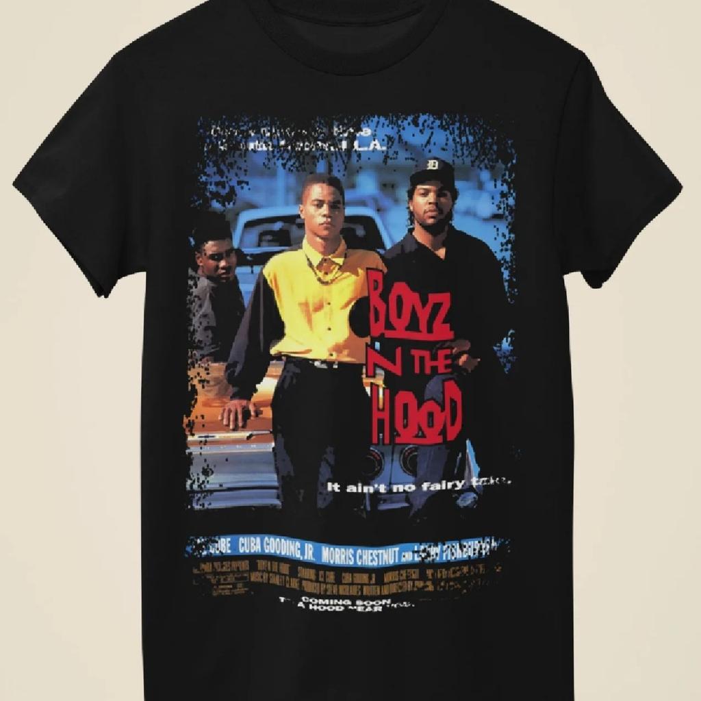 Boyz N The Hood - Movie Poster Inspired Unisex Black T-Shirt