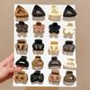 Kaffee-Farbenes Mini-Klammer-Set - Prinzessinnen Haar- & Pony-Accessoires