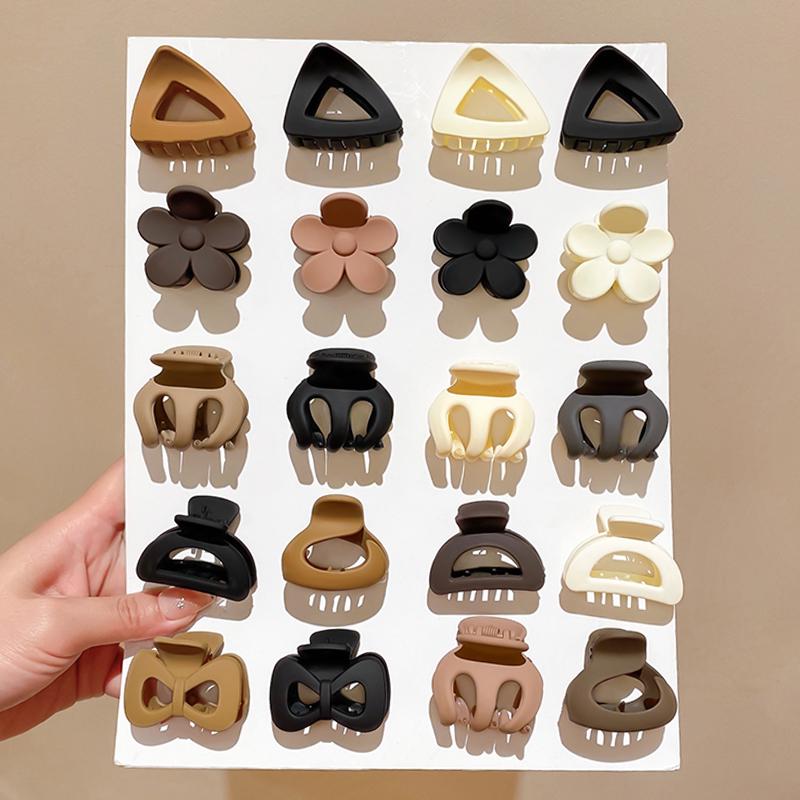 Kaffee-Farbenes Mini-Klammer-Set - Prinzessinnen Haar- & Pony-Accessoires
