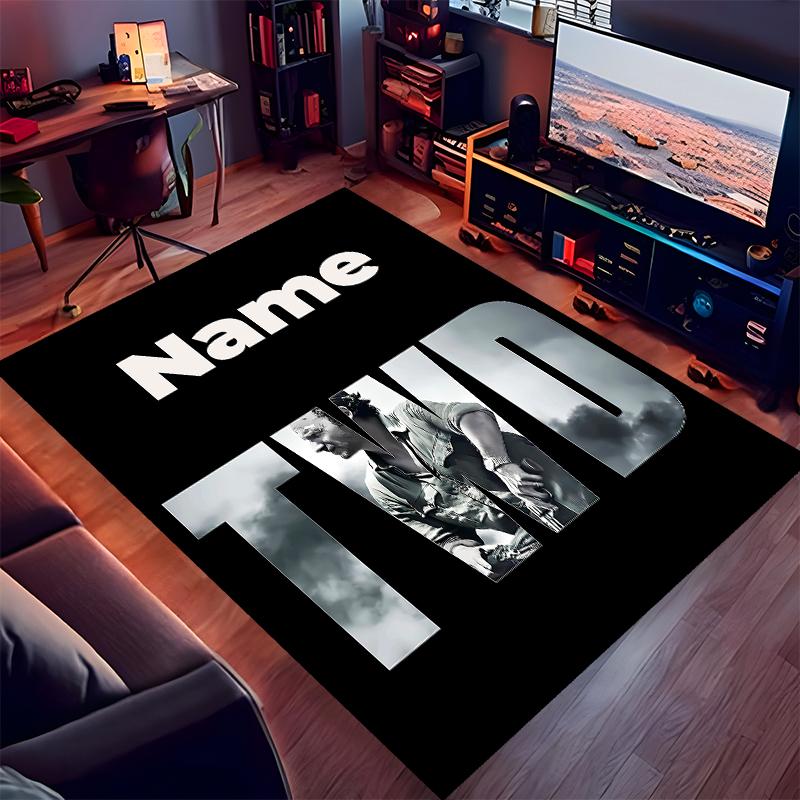 Custom Personalization The Walking Dead Print Area Rug - Soft, Washable Non-Slip Indoor Mat,Living Room,Home&Office Decorative Rug