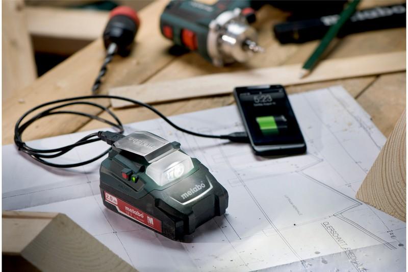 Usb-Led Adapter For 14.4-18V Batteries - Me 600288000