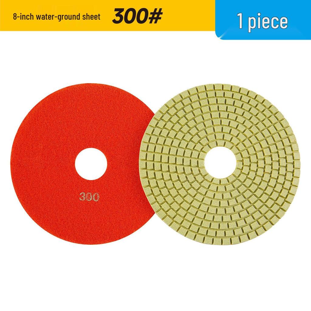 Multi-Size Diamond Water Polishing Pad (5" To 14") for Granite - Fits Angle Grinders
