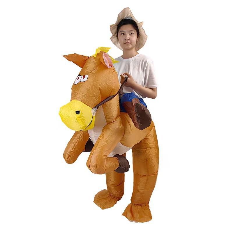 Adult Inflatable Horse Costume for Cosplay, Role Play, and Party Parades