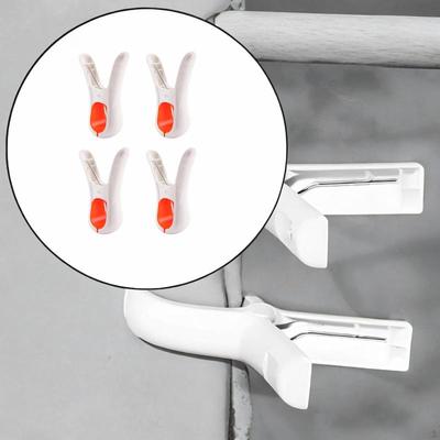 4 Pieces Beach Towel Clip Clothes Peg Hanging Clamps Quilt Drying Holder for Quilts Blanket