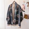 Luxury Autumn And Winter Cashmere Scarf Women New Warm Pashmina Blanket Poncho Scarves Fashion Print Shawl Thick Foulard Bufanda