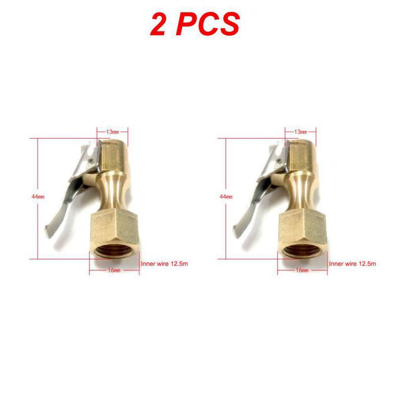 1/2/3 STÜCKE Aufblasbarer Schlauchclip Luftdüse Langlebig Tragbar Kupfer Autozubehör Aufblasbarer Clip Universell