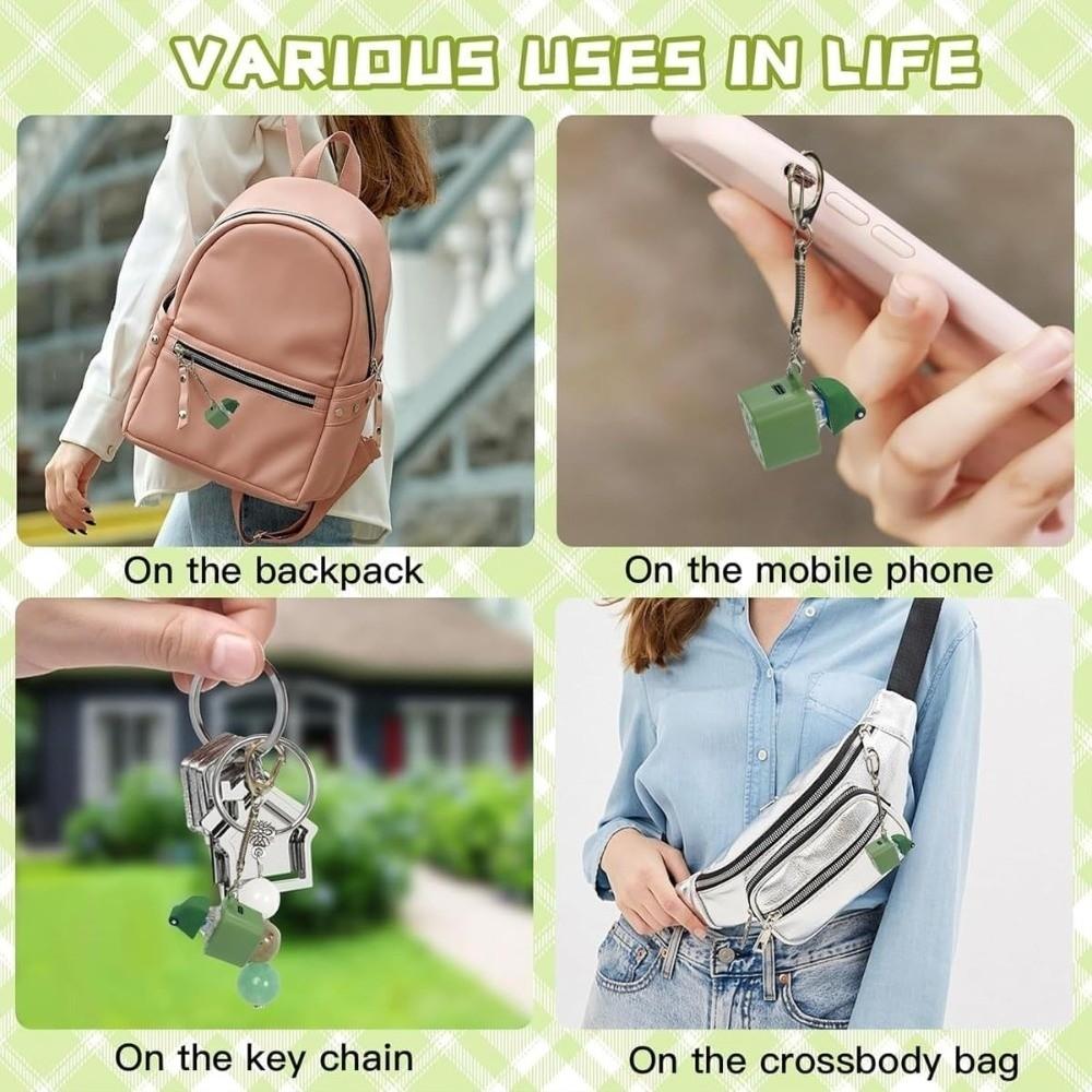 Rechargeable Frog Croaking Fidget Toy Key Button Decompression Toy Creative Fidget Keychain  Adult