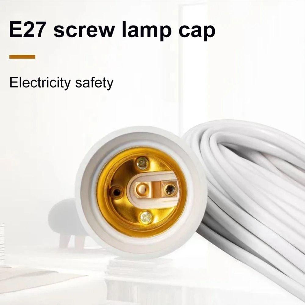 Universal E27 Screw Lamp Holder Suspension Design Suspension Lamp Holder LED Bulb Socket Adapter